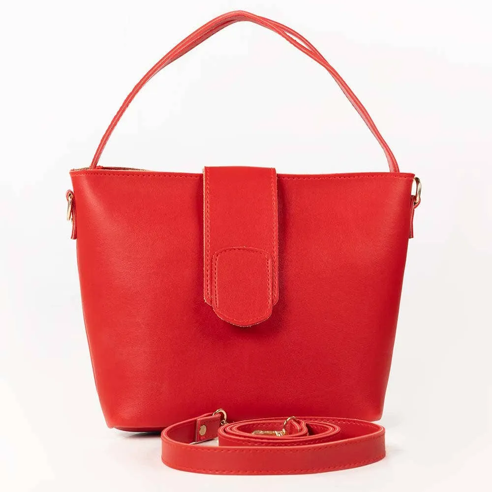 Penduy Red Medium Handbag