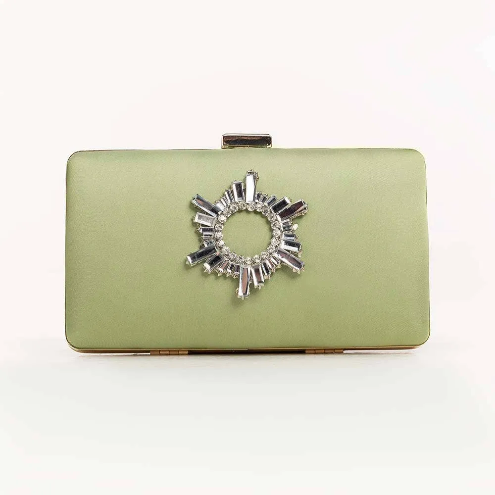 Penduy Mint Green Clutch