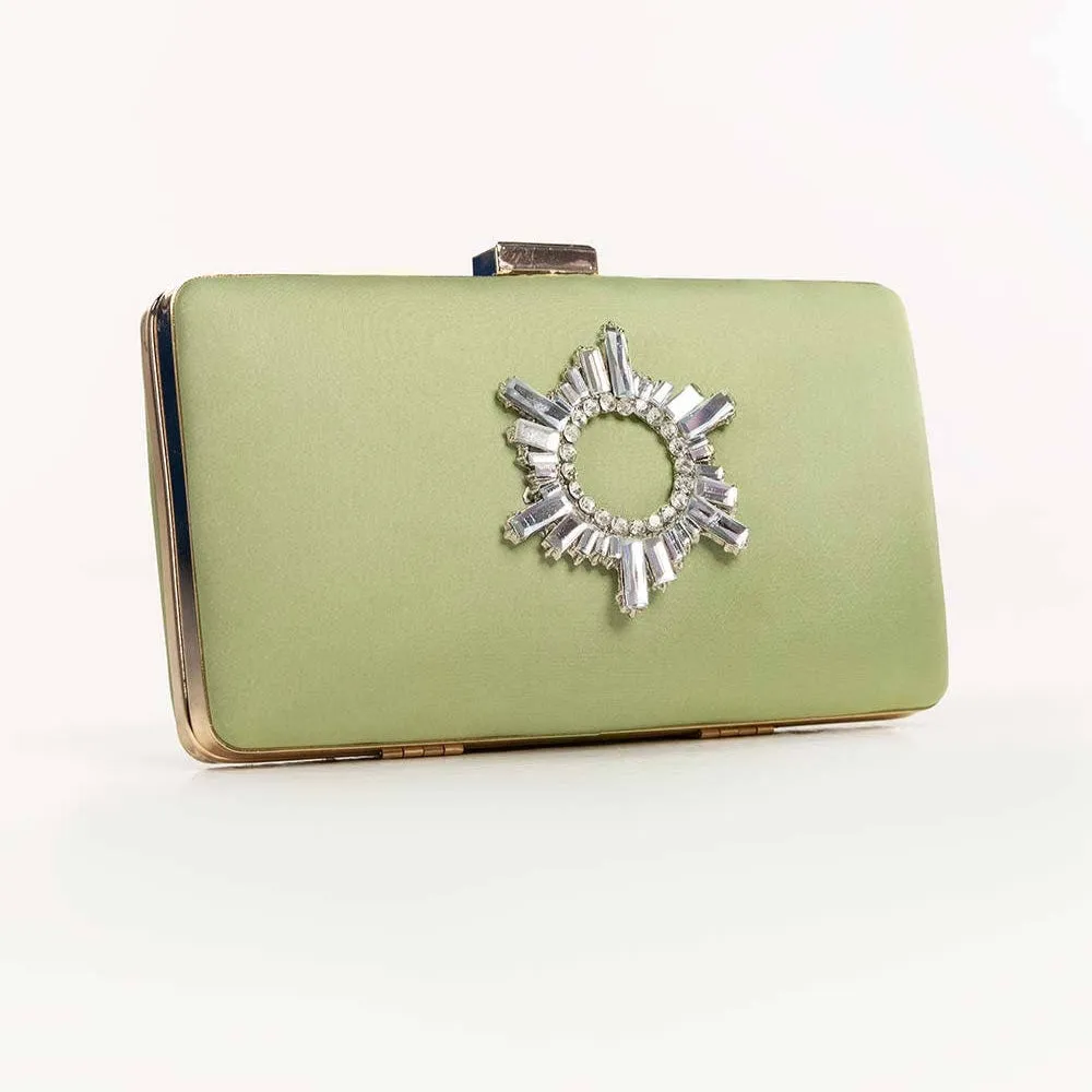 Penduy Mint Green Clutch